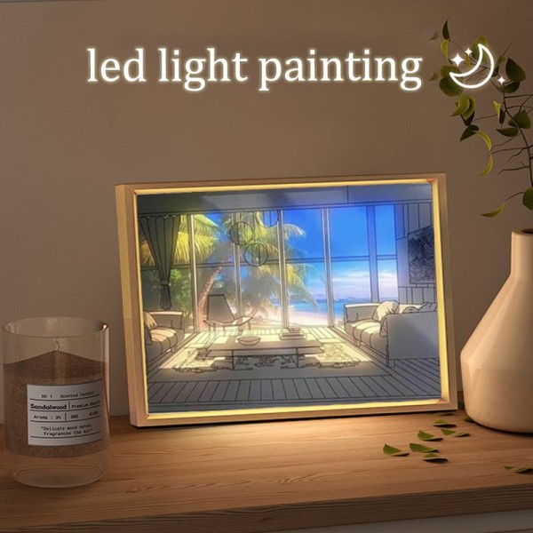 LED Painting - The Bedroom