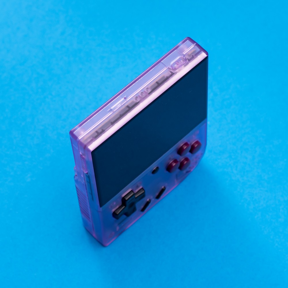 Miyoo Mini+ Retro Gaming Emulator - Transparent Purple 64GB
